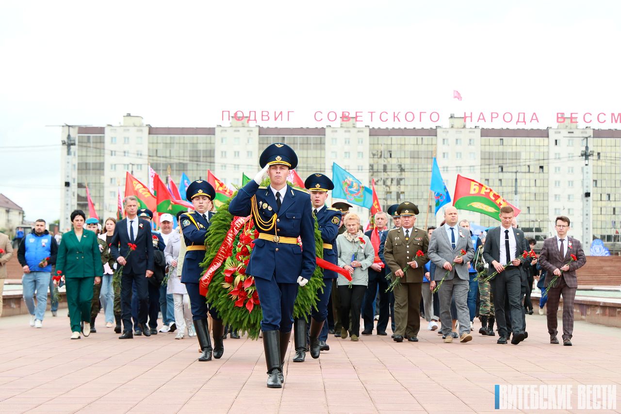 В Витебске отметили 81-ю годовщину освобождения города от немецко-фашистских захватчиков 