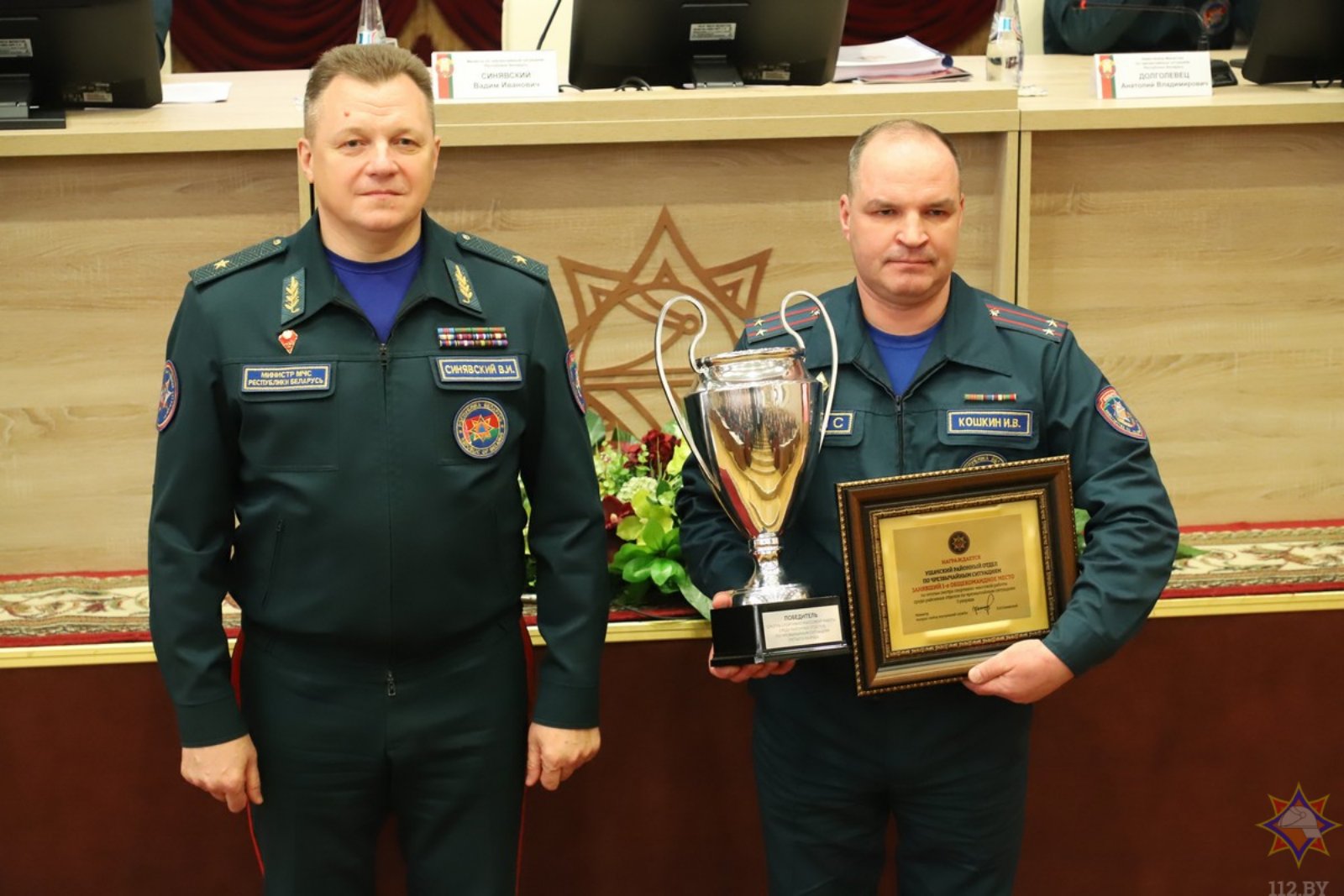Руководители Городокского и Ушачского отделов по ЧС поделились секретами успеха