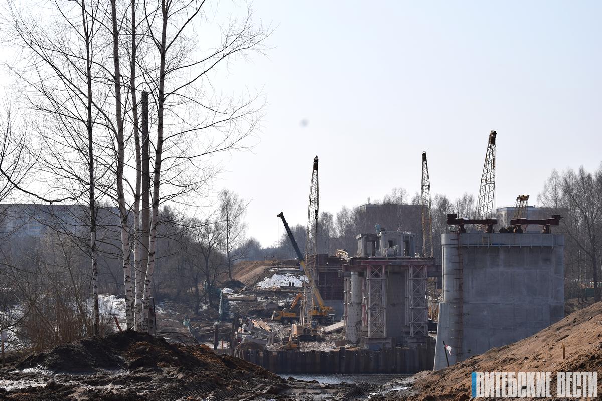 В апреле для пешеходного движения будет установлен понтонный мост через Западную Двину в Новополоцке