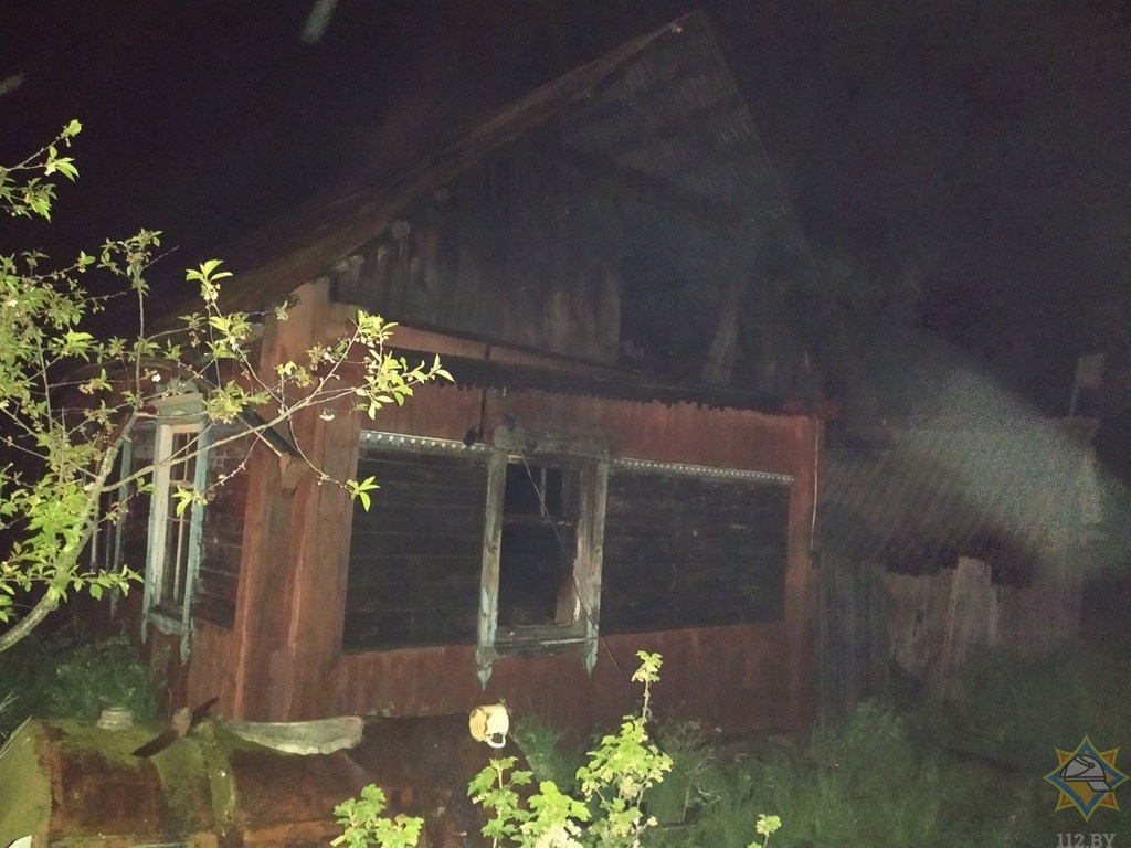 На пожаре в Богушевске погиб мужчина