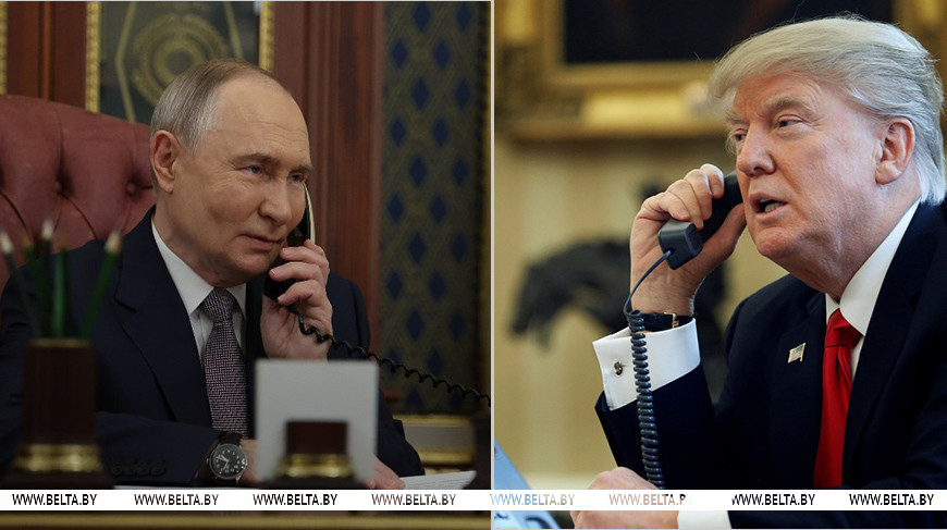 Путин и Трамп в телефонном разговоре обсудили Украину и готовность РФ содействовать деэскалации вокруг Ирана 
