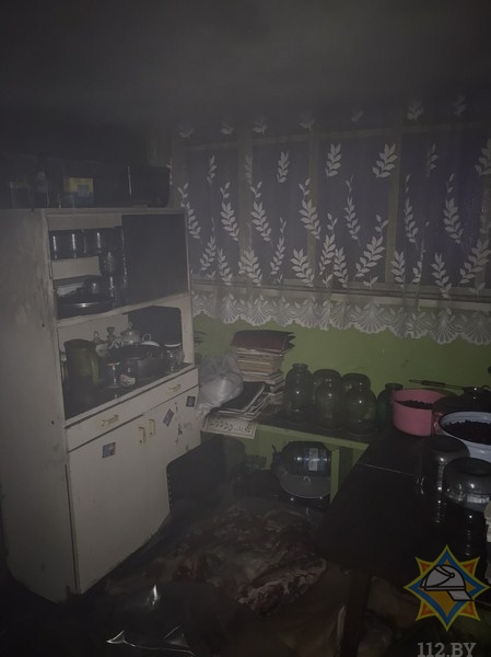 В Гордокском районе мужчина получил ожоги, пытаясь потушить пожар в собственном доме