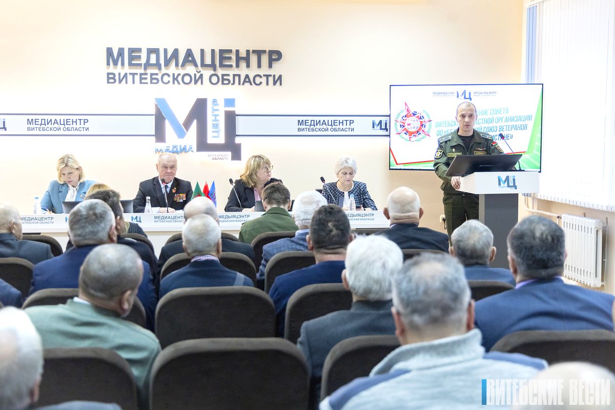 Ветераны войны в Афганистане подвели итоги года и наметили планы по патриотическому воспитанию молодежи в Витебске