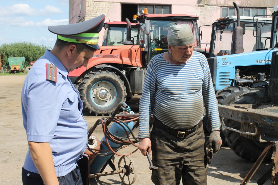 Полевые работы и уборочная кампания в Витебской области проходят под пристальным вниманием правоохранителей
