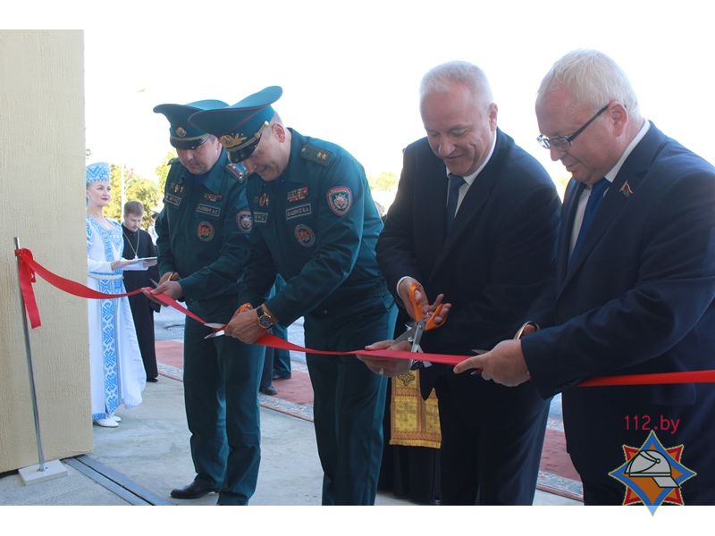 Пожарную аварийно-спасательную часть открыли в Орше после реконструкции 