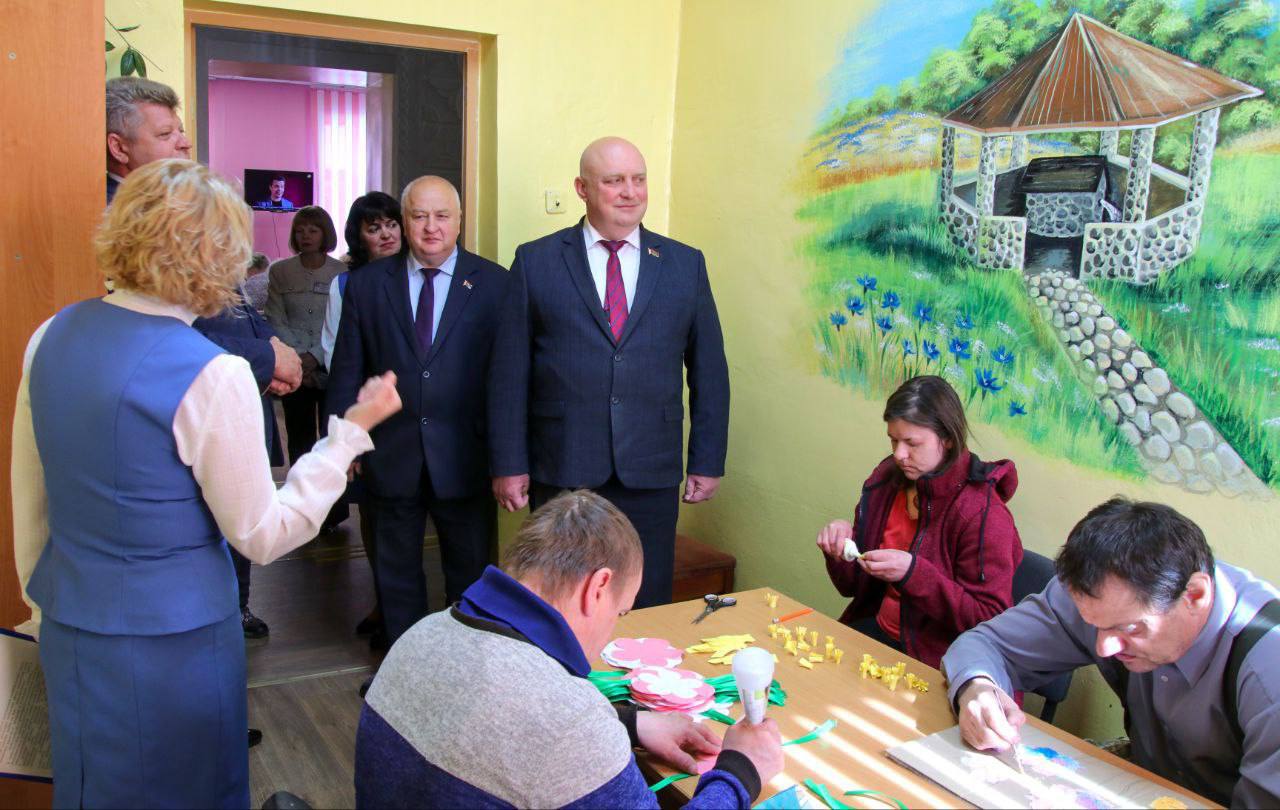 Зону комфорта оборудовали в ТЦСОНе Миорского района