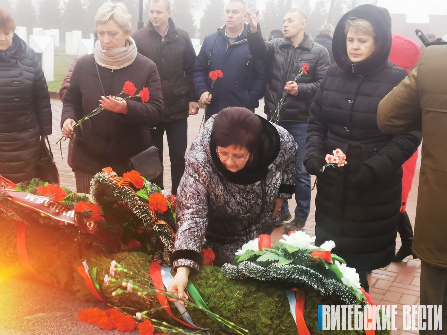 В Городке отметили 76-летие освобождения района от немецко-фашистских захватчиков