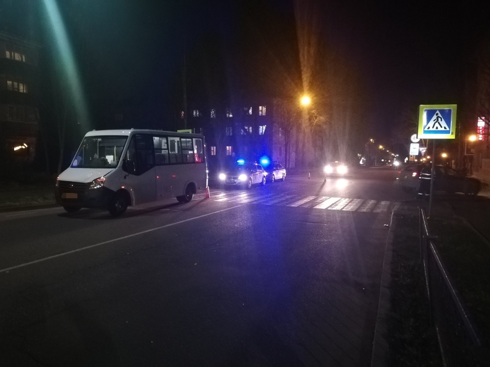 В Новополоцке маршрутка сбила пенсионерку на пешеходном переходе