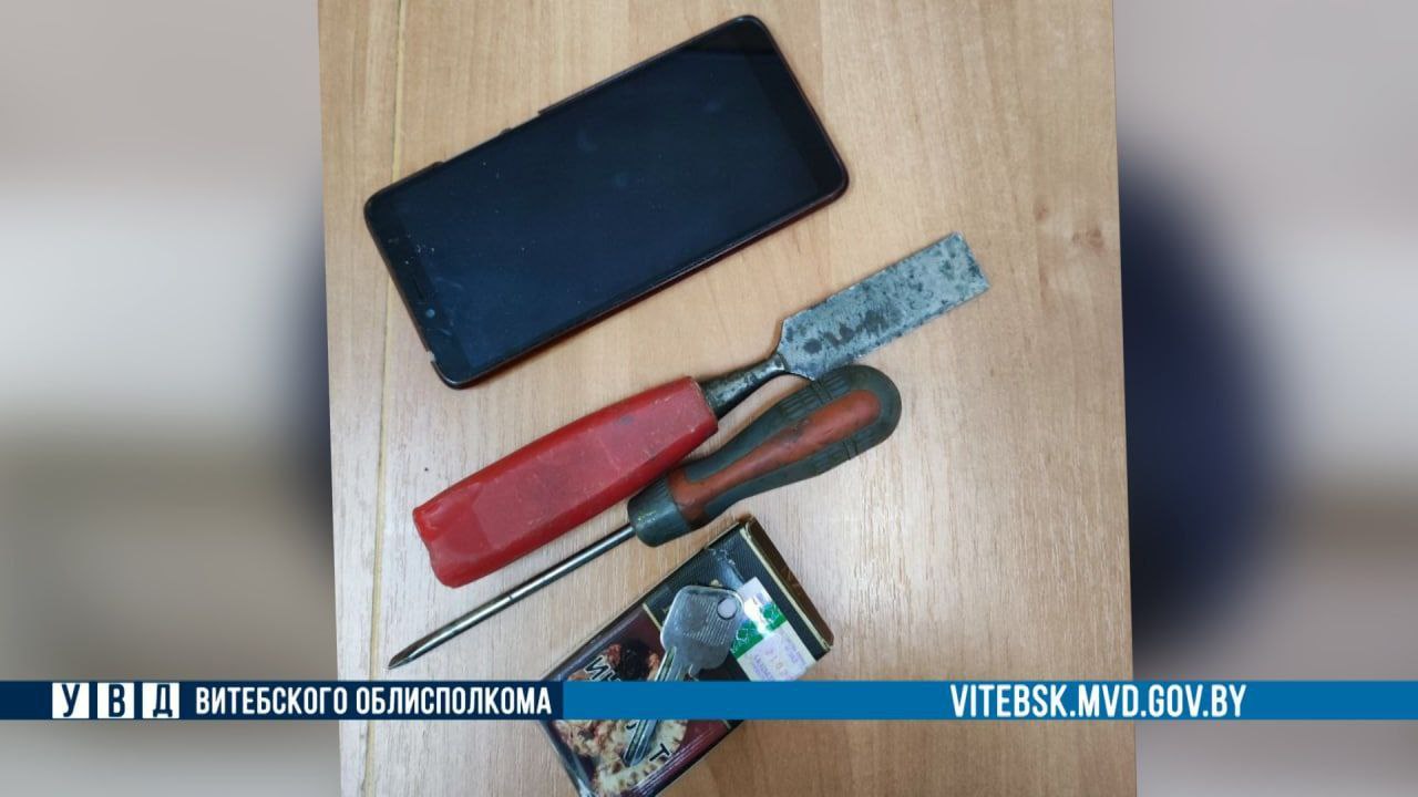 22-летний парень попался на краже электроинструментов с частного предприятия в Витебском районе