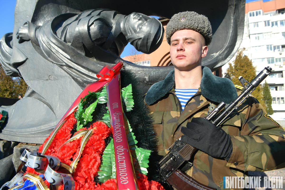 Митинг-реквием, посвященный Дню памяти воинов-интернационалистов, состоялся в Витебске