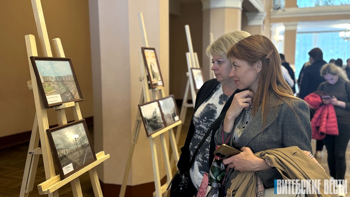 «Город старый, город славный назначает нам свидание»: в Витебске открылась тематическая фотовыставка