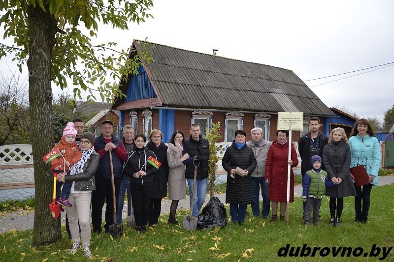 Акция «День озеленения» под девизом «Посади дерево» прошла в Дубровно