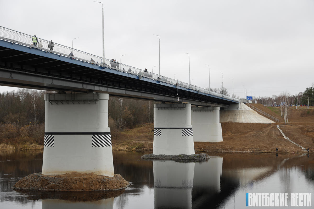 Калининский мост в Новополоцке признали лучшим объектом дорожного строительства Беларуси