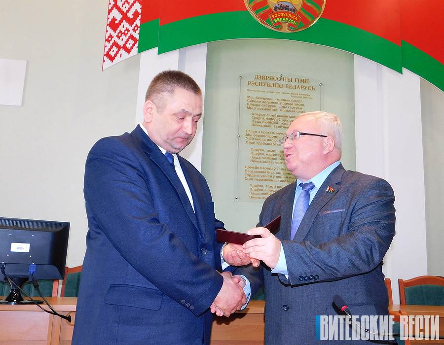 Олег Ковалёнок вступил в должность председателя Докшицкого районного исполнительного комитета