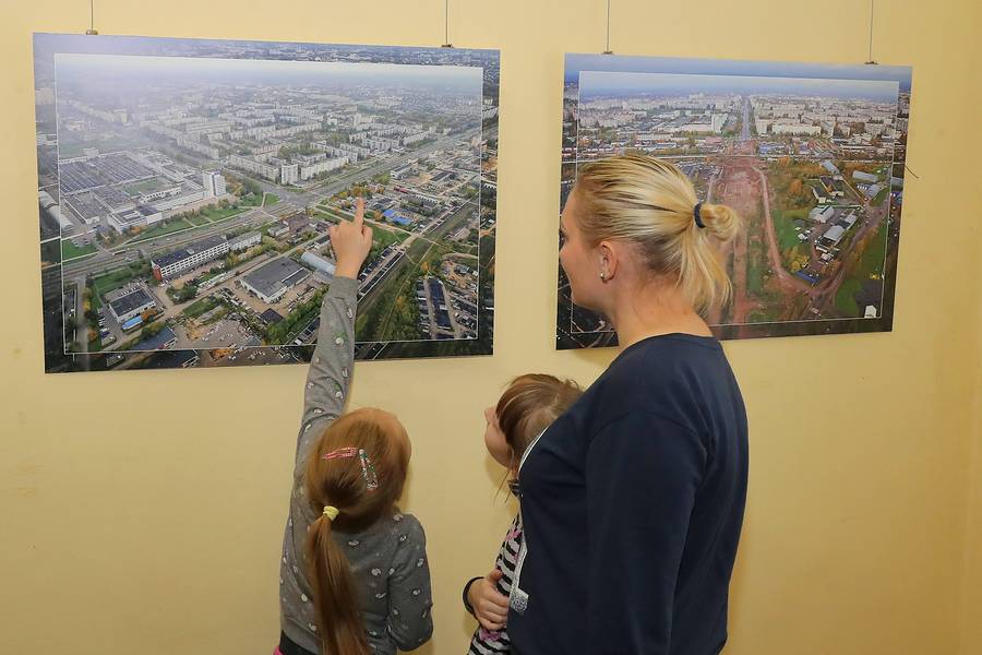 Увидеть Витебск с высоты птичьего полёта можно на выставке фотокорреспондента «ВВ» Дмитрия Осипова