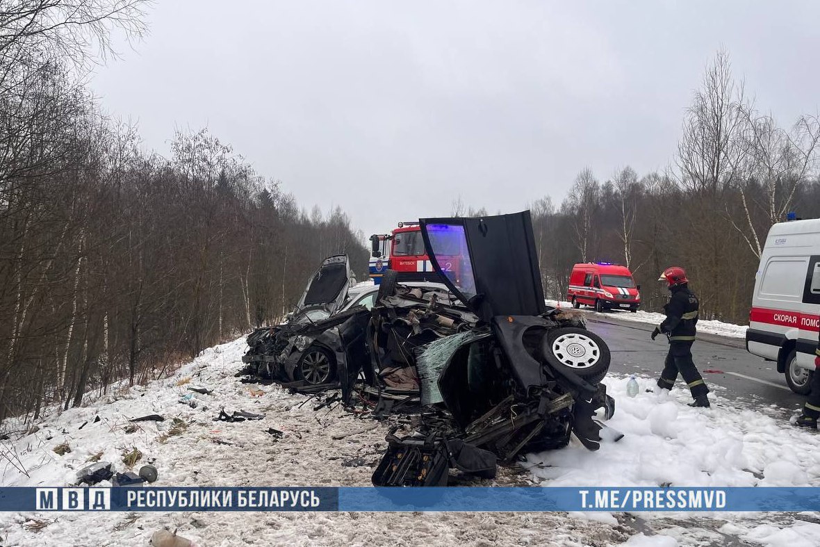 В Витебской области сегодня произошло смертельное ДТП