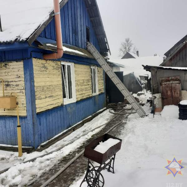 В Толочине во время пожара в собственном доме погиб мужчина