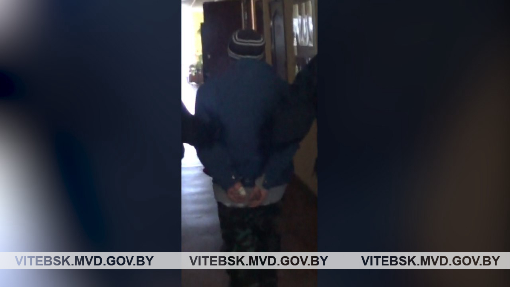 Правоохранители задержали подозреваемого в разбойном нападении на женщину в Докшицком районе