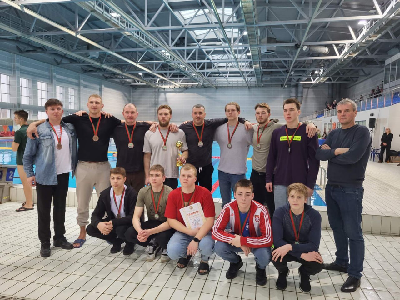 Ватерполисты Витебской области выиграли бронзу чемпионата Беларуси