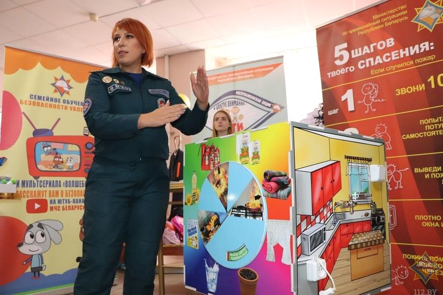 Профилактическая акция МЧС «В центре внимания – дети!» проходит в Витебской области