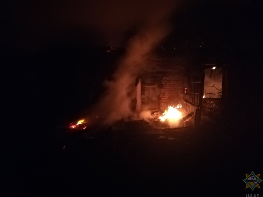 В Шарковщинском районе мужчина погиб на пожаре в собственном доме