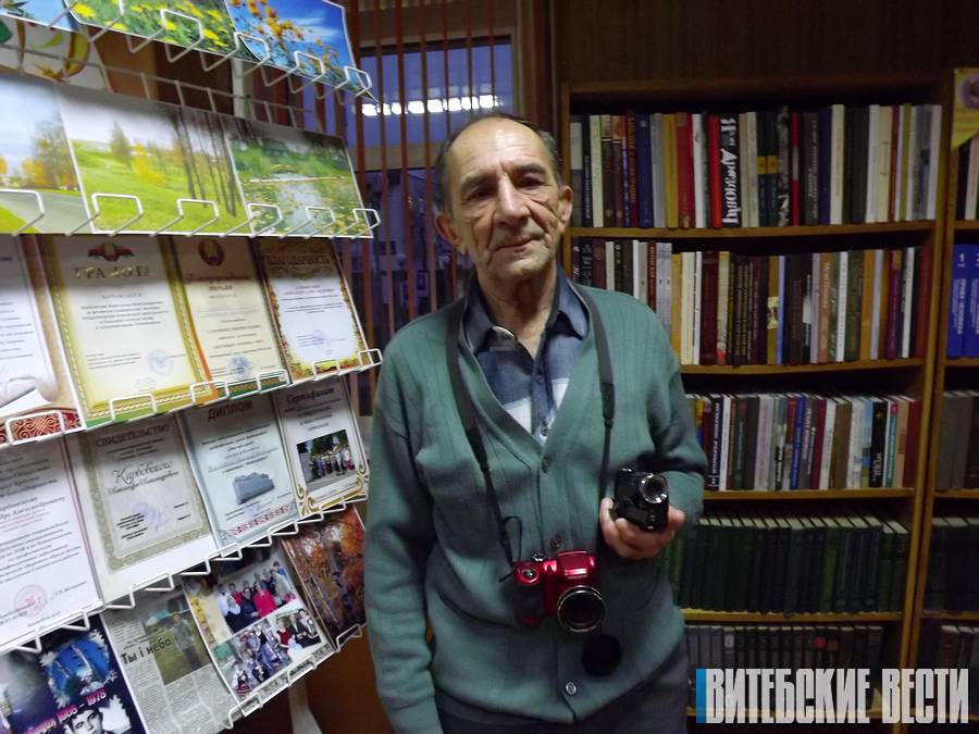 Народный фотокор: 70-летний житель Сенно снимает репортажи для соцсетей и Ютуба