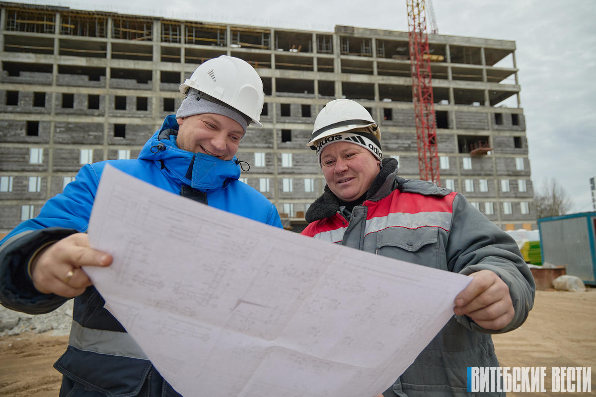 Узнали, как идет строительство нового хирургического корпуса Витебской областной клинической больницы