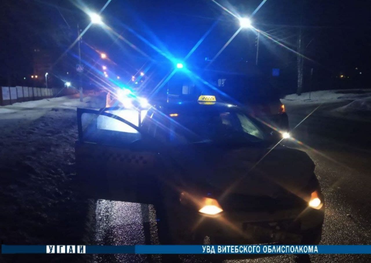 ДТП с участием автомобиля такси произошло в Витебске