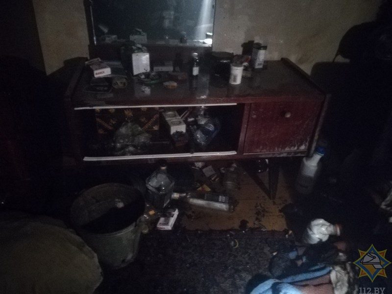 В Новополоцке на пожаре спасли пенсионера