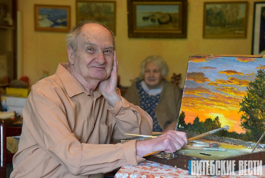 В Витебске открылась выставка, посвященная 80-летию живописца Феликса Кузнецова
