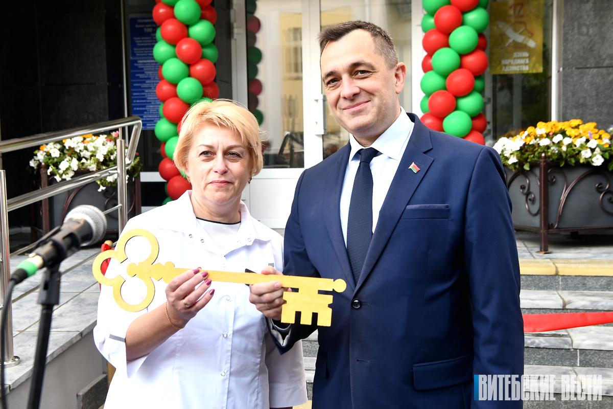 В Витебске после ремонта открыли городскую поликлинику №5