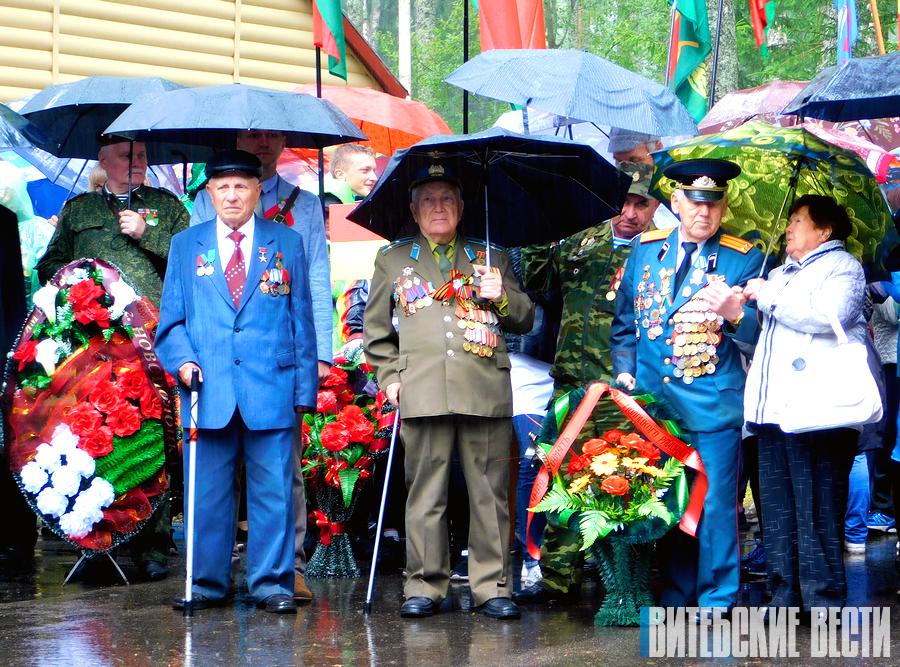 На Кургане Дружбы в 60-й раз встретились ветераны Беларуси, России и Латвии