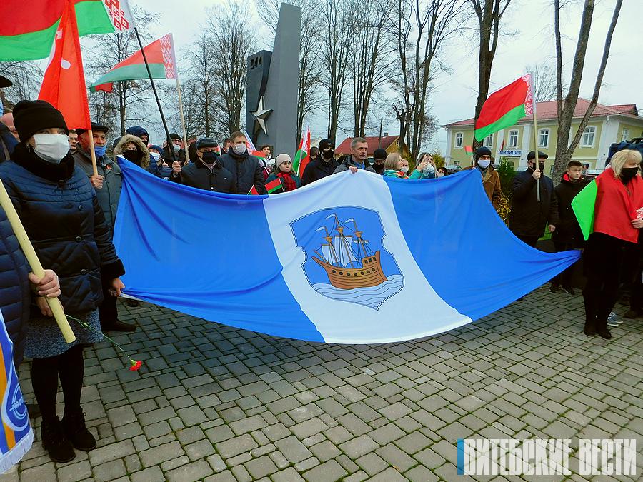 В Витебской области прошел патриотический автопробег «За Беларусь!»