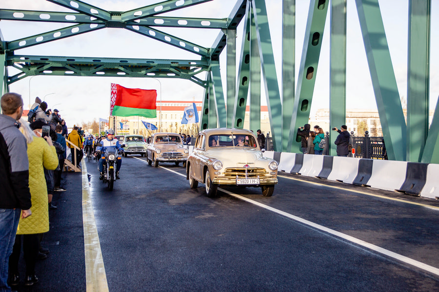 В Полоцке открыли движение по реконструированному мосту