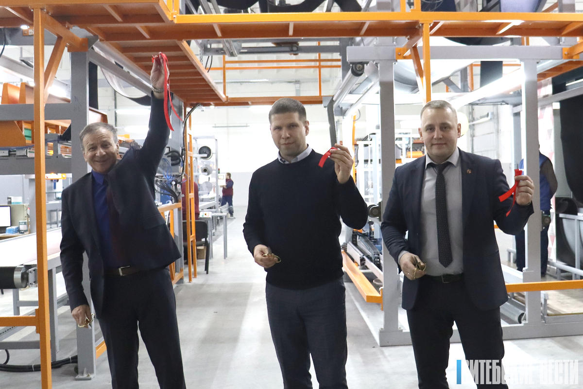 «Витебские ковры» открыли линию по производству прошивных штучных ковровых изделий