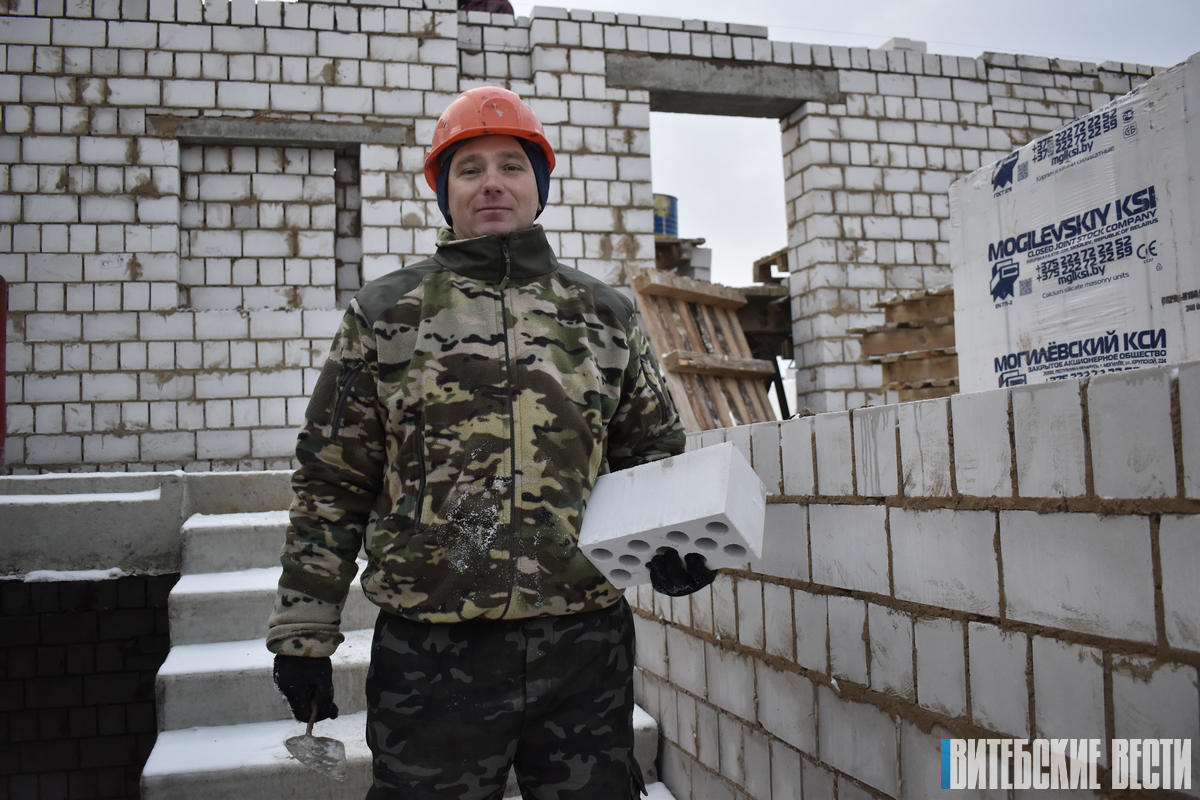 В Шумилино ведется строительство 40-квартирного дома под арендное жилье для молодых специалистов