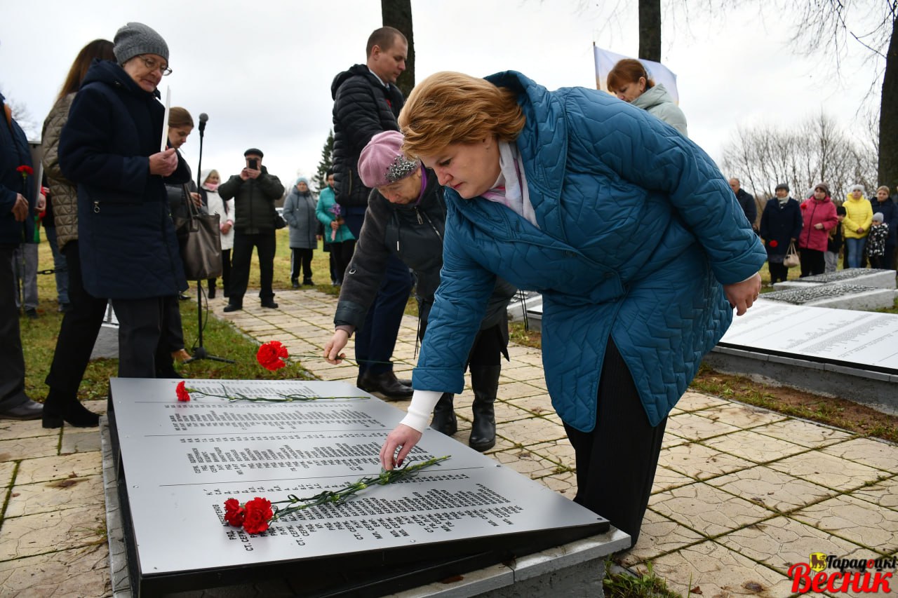 В Городокском районе после ремонта открыли два воинских захоронения