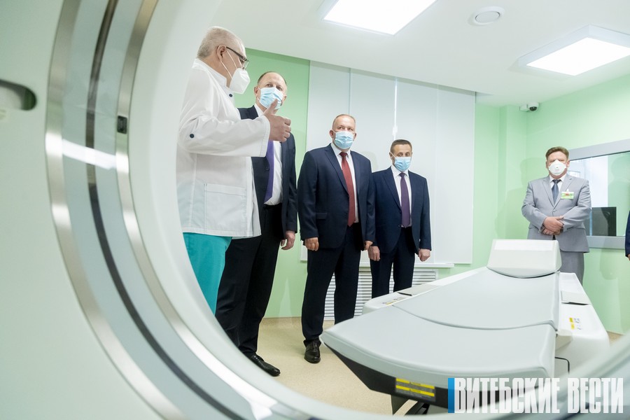 В Витебском областном клиническом центре пульмонологии и фтизиатрии открыли кабинет компьютерной томографии