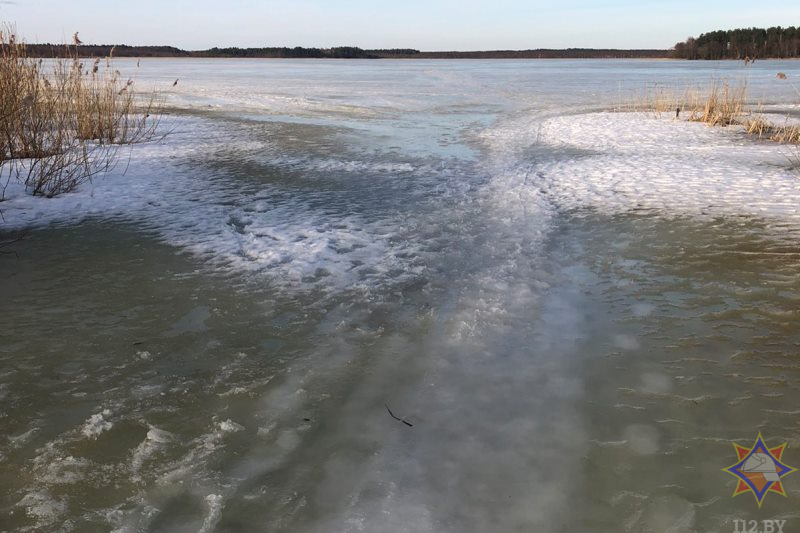 Очевидец спас провалившегося под лёд рыбака в Докшицком районе