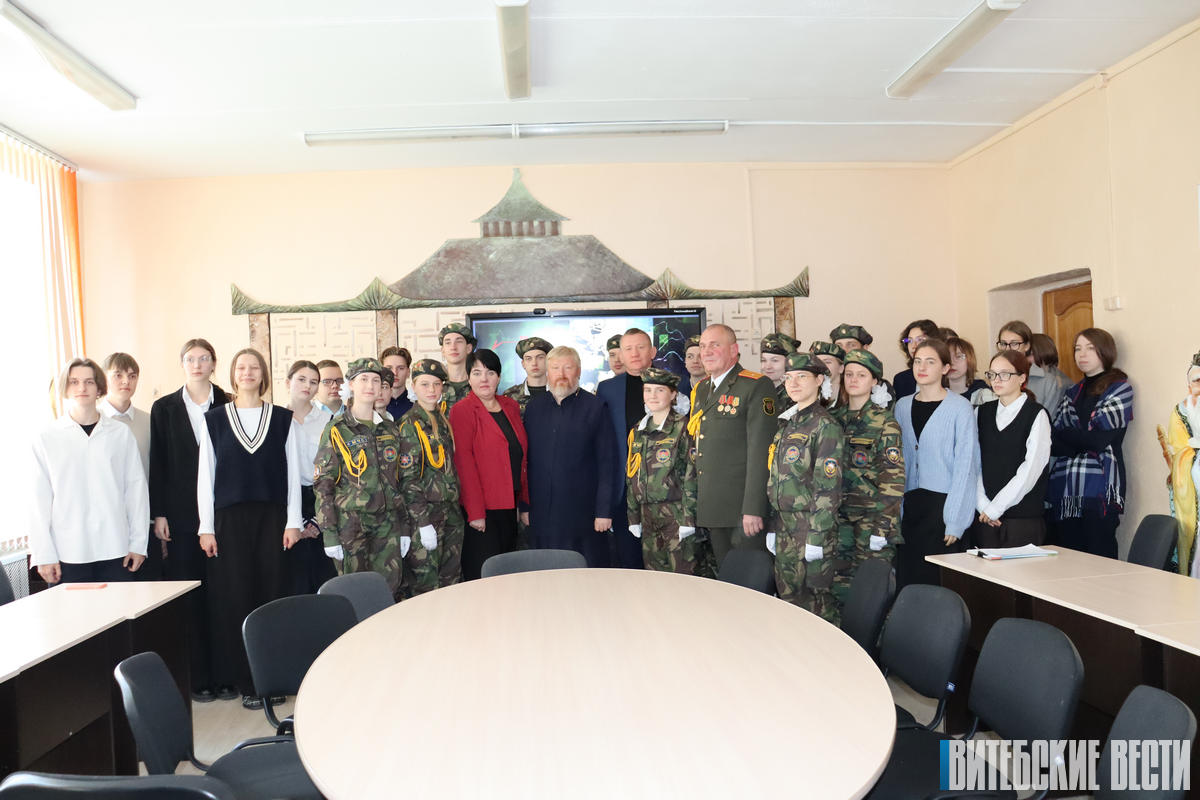 Учащиеся военно-патриотических классов средней школы №44 Витебска: "Патриотизм – это образ жизни"