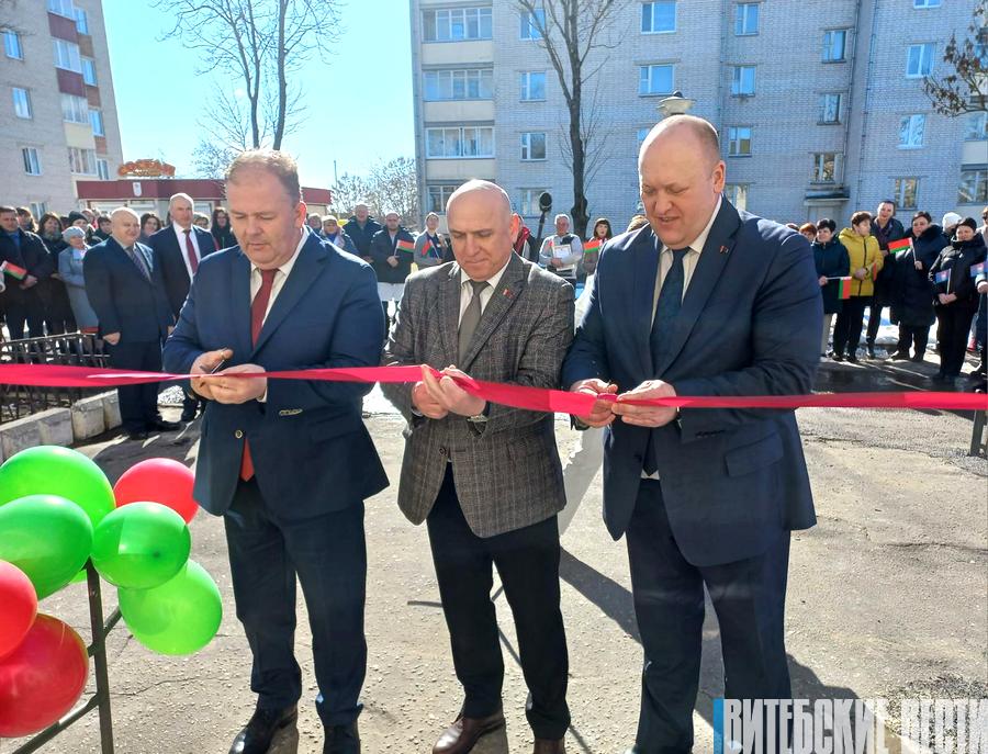 В Миорах открыли после капремонта первый этаж поликлиники