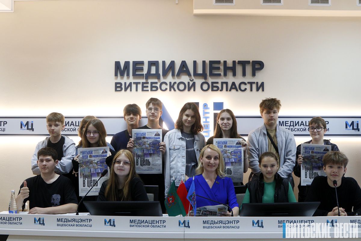 Школьники витебской СШ №29 познакомились с работой областной газеты "Витебские вести"