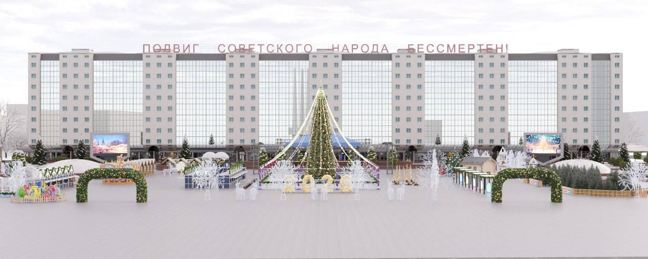 Волшебство уже близко! Витебск готовится к Новому 2026 году с новой иллюминацией