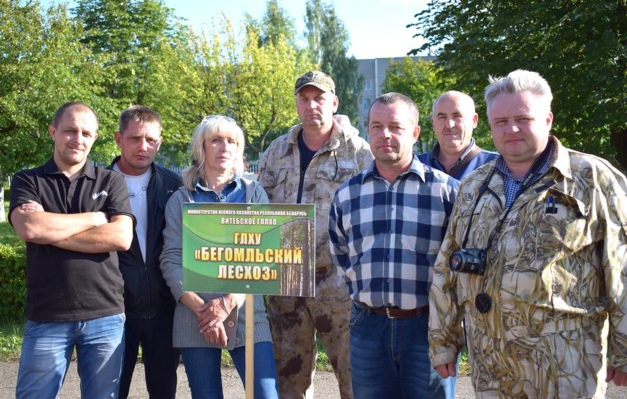 Команда Бегомльского лесхоза победила в областном конкурсе «Лесоруб-2019»