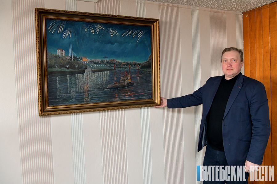 В «Витебск Отеле» сохранились картины, на которых изображён областной центр 1980-х годов