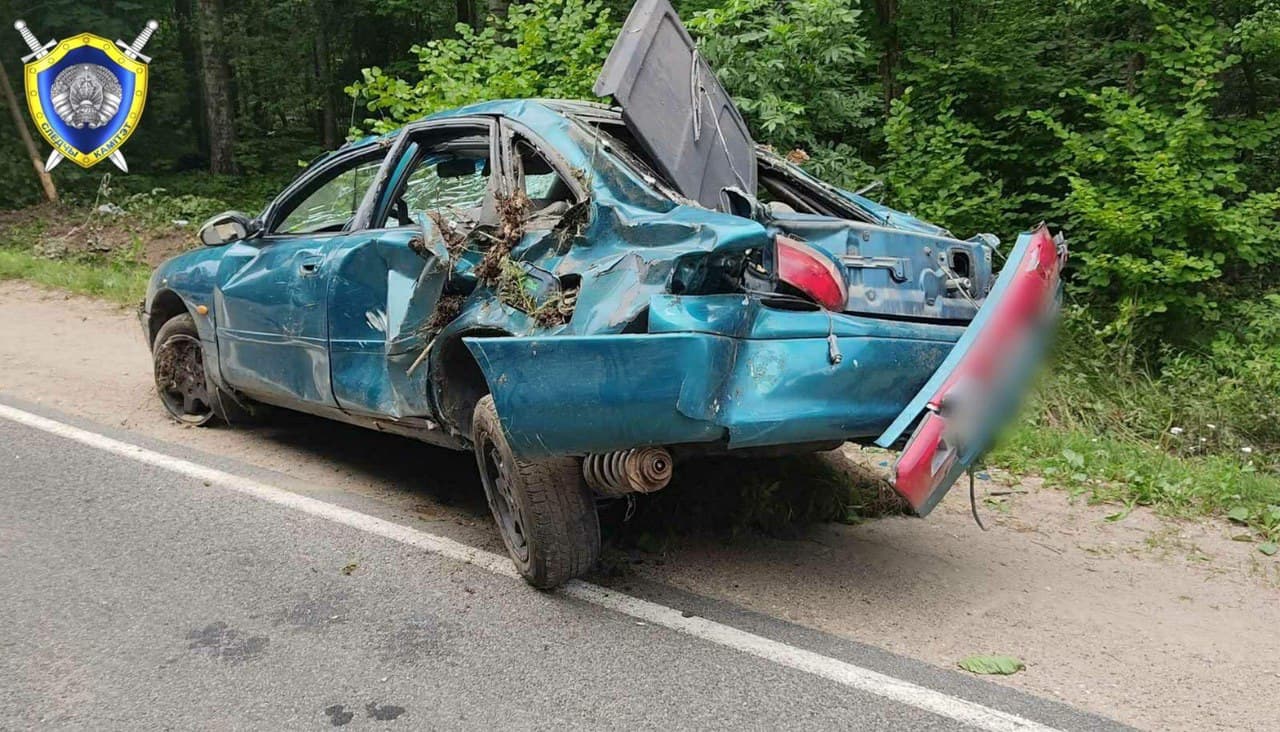 В Сенненском районе парень попал в ДТП на угнанном из Витебска авто