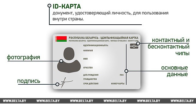 В белорусскую ID-карту может быть внедрен платежный сервис