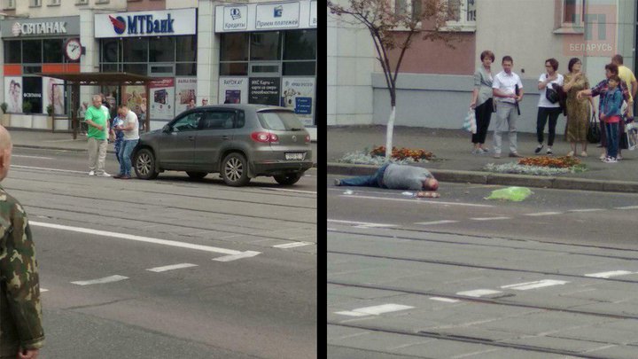 Следователи разыскивают очевидцев ДТП в центре Витебска, в котором пострадал пешеход