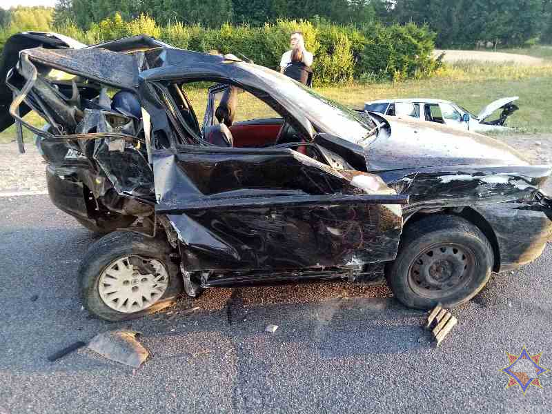 В Докшицком районе произошло ДТП