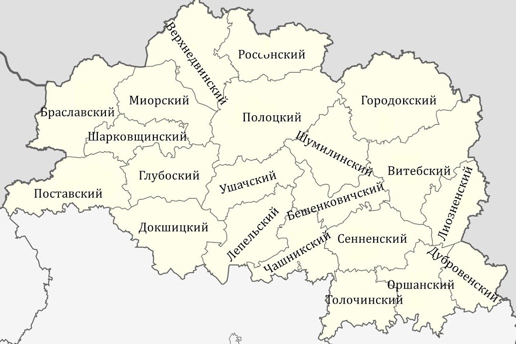 Территория Витебской области увеличится на 1160 га